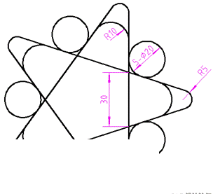 4.gif 10道CAD幾何練習圖四