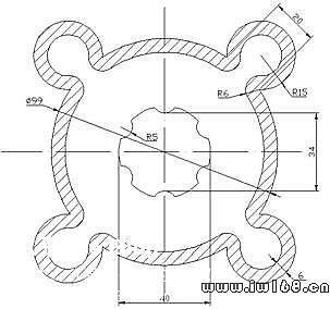 8.gif 10道CAD幾何練習圖八