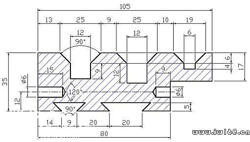 9.jpg 10道CAD幾何練習圖九