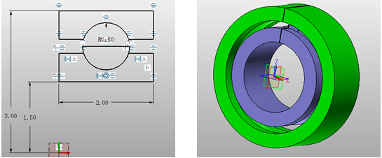 軸承三維CAD教程:中望3D快速定制標準件