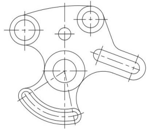 CAD如何繪制圓完善零件圖408.png CAD如何繪制圓完善零件圖408.png