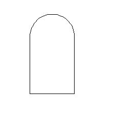 CAD拱形門怎么畫 CAD拱形門怎么畫