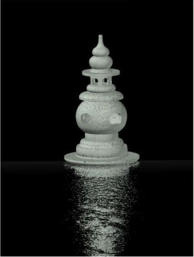 CAD中如何做逼真的水中倒影效果 CAD中如何做逼真的水中倒影效果