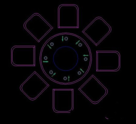 中望CAD教你畫(huà)圓形餐桌 中望CAD教你畫(huà)圓形餐桌