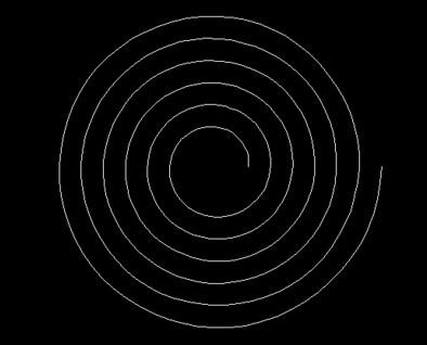 CAD如何繪制出螺旋的圖形 CAD如何繪制出螺旋的圖形