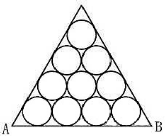 CAD在等邊三角形的多個相切圓363.png CAD在等邊三角形的多個相切圓363.png