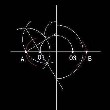 四個中心點繪制橢圓的方法 四個中心點繪制橢圓的方法