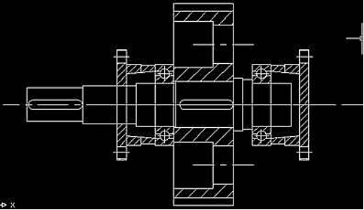 CAD實操之平鍵和齒輪的安裝 CAD實操之平鍵和齒輪的安裝