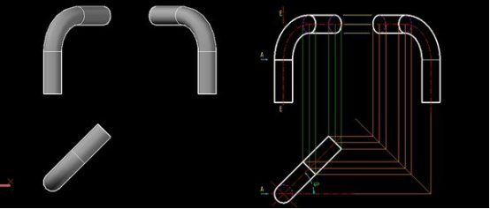 用CAD畫物件剖面圖的操作方法 用CAD畫物件剖面圖的操作方法