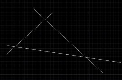 CAD中如何快速使兩直線相交 CAD中如何快速使兩直線相交