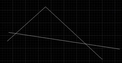 CAD中如何快速使兩直線相交 CAD中如何快速使兩直線相交