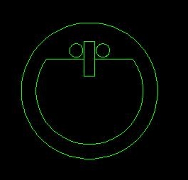 如何用CAD設(shè)計(jì)洗臉盆平面圖 如何用CAD設(shè)計(jì)洗臉盆平面圖