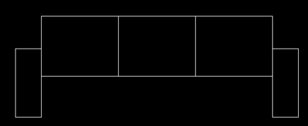 CAD沙發立體圖的畫法 CAD沙發立體圖的畫法