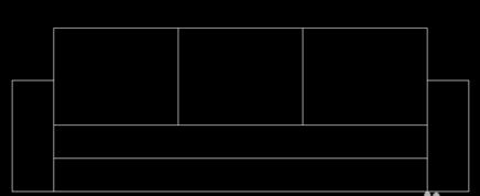 CAD沙發立體圖的畫法 CAD沙發立體圖的畫法