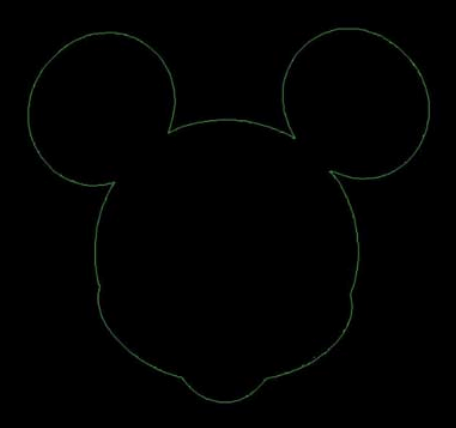 用CAD怎么畫一只米老鼠 用CAD怎么畫一只米老鼠