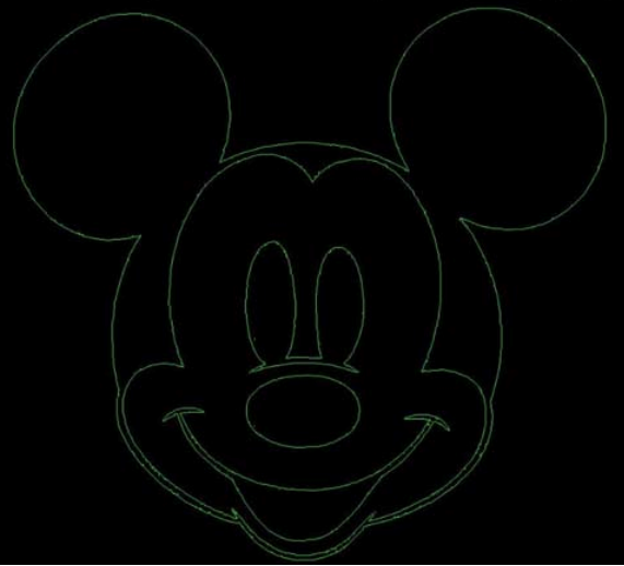 用CAD怎么畫一只米老鼠 用CAD怎么畫一只米老鼠