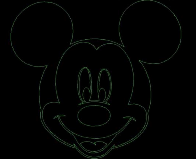 用CAD怎么畫一只米老鼠 用CAD怎么畫一只米老鼠