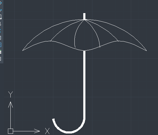 用CAD繪制雨傘的詳細教程 用CAD繪制雨傘的詳細教程