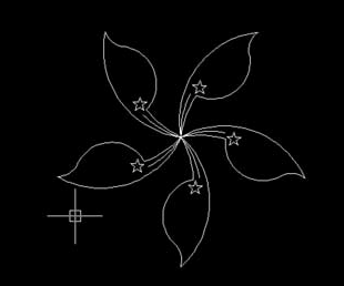 怎么用CAD繪制紫荊花平面圖 怎么用CAD繪制紫荊花平面圖