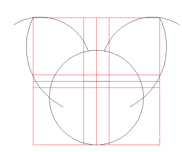 用CAD怎么繪制阿貍頭像 用CAD怎么繪制阿貍頭像
