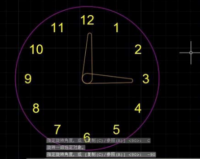 用CAD軟件簡單繪制一個時鐘 用CAD軟件簡單繪制一個時鐘