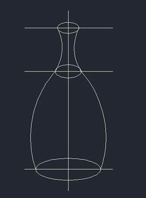 CAD繪制一個簡單的花瓶平面圖的技巧 CAD繪制一個簡單的花瓶平面圖的技巧