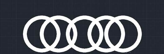 CAD怎么繪制奧運五環圖形? CAD怎么繪制奧運五環圖形?