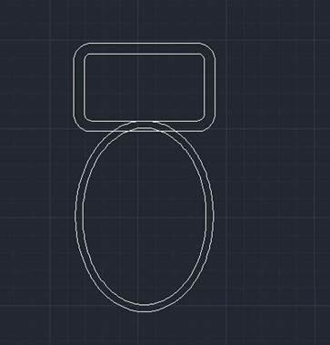 CAD繪制馬桶坐便器的方法 CAD繪制馬桶坐便器的方法
