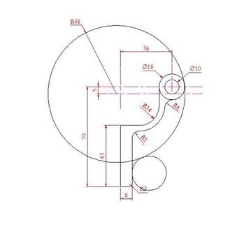CAD怎么畫一個窗簾掛鉤? CAD怎么畫一個窗簾掛鉤?