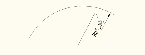 CAD怎么給弧線進行折彎標注? CAD怎么給弧線進行折彎標注?