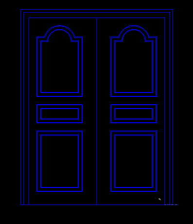 CAD怎么設計一款歐式門平面圖? CAD怎么設計一款歐式門平面圖?