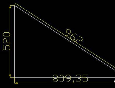 如何用CAD畫圖測算三角形的邊長 如何用CAD畫圖測算三角形的邊長