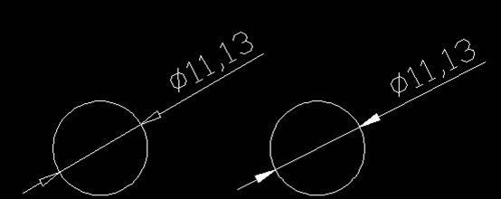 CAD標注時,如何讓標注空心箭頭變成實心箭頭 CAD標注時,如何讓標注空心箭頭變成實心箭頭