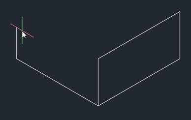 CAD利用直線繪制長方體軸測圖 CAD利用直線繪制長方體軸測圖