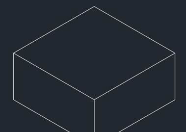 CAD利用直線繪制長方體軸測圖 CAD利用直線繪制長方體軸測圖