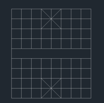 用CAD怎么繪制中國象棋棋盤? 用CAD怎么繪制中國象棋棋盤?