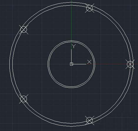 CAD如何繪制輪盤平面圖 CAD如何繪制輪盤平面圖