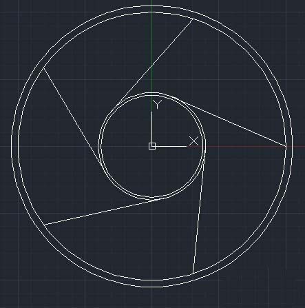 CAD如何繪制輪盤平面圖 CAD如何繪制輪盤平面圖