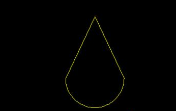 用CAD繪制水滴形狀教程 用CAD繪制水滴形狀教程