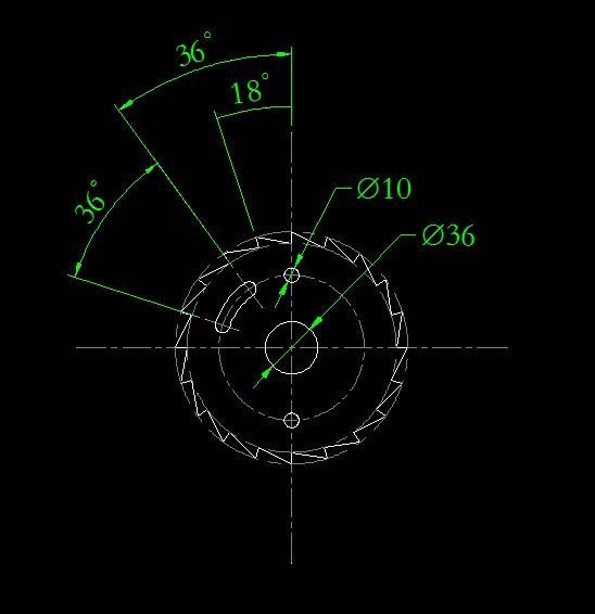 CAD怎么畫鋸齒盤圖紙 CAD怎么畫鋸齒盤圖紙