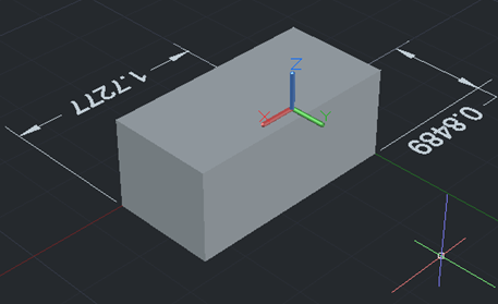 CAD長方體標注頂面與底面尺寸的方法 CAD長方體標注頂面與底面尺寸的方法