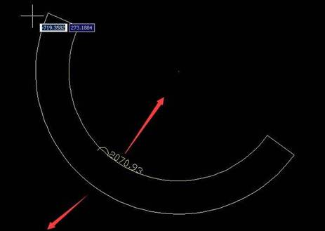 CAD標注弧線長度的方法 CAD標注弧線長度的方法