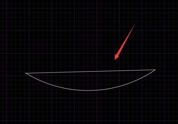 CAD弦長如何添加垂線 CAD弦長如何添加垂線