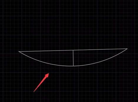 CAD弦長如何添加垂線 CAD弦長如何添加垂線