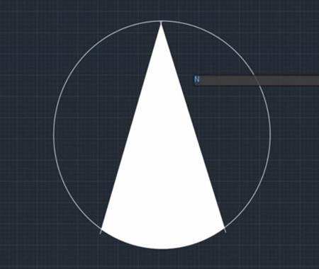 CAD繪制指北針的教程方法 CAD繪制指北針的教程方法