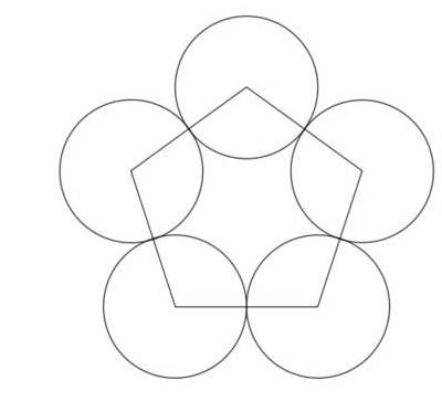 CAD如何標注五邊形相切圓的半徑 CAD如何標注五邊形相切圓的半徑