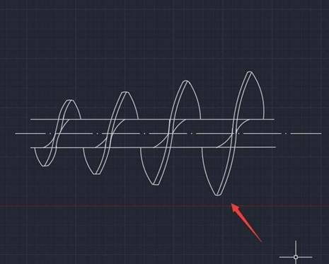 CAD繪制擠出機螺桿平面圖的教程 CAD繪制擠出機螺桿平面圖的教程