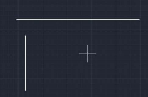 CAD中怎么找到兩條不平行直線的交點 CAD中怎么找到兩條不平行直線的交點