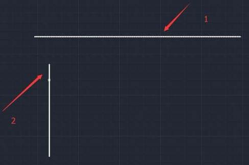 CAD中怎么找到兩條不平行直線的交點 CAD中怎么找到兩條不平行直線的交點