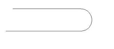 cad怎么將兩條直線連接成圓弧 cad怎么將兩條直線連接成圓弧